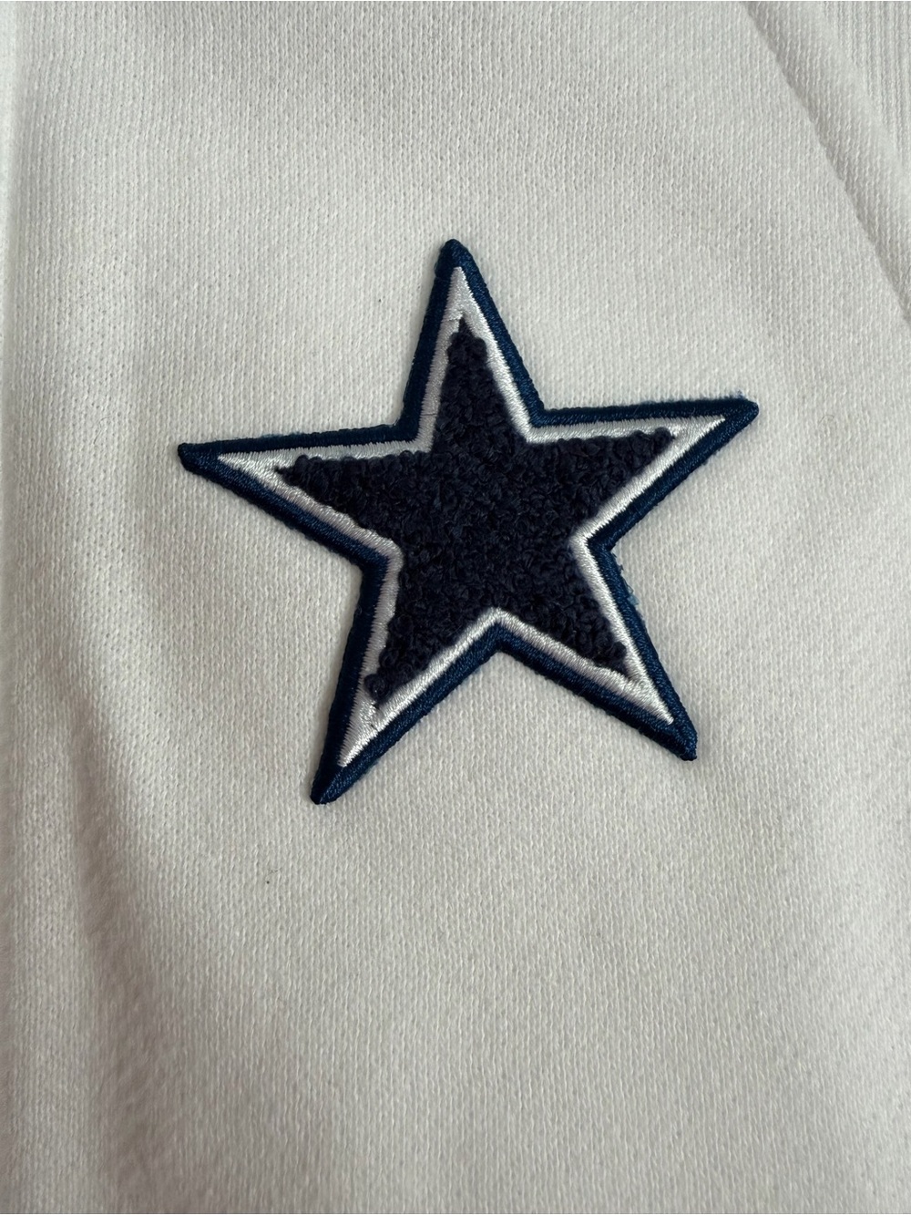 NWT Lululemon x NFL Dallas Cowboys Scuba Half Zip Hoodie White XS/S - Picture 4 of 7